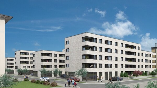 Zum Mietangebot verlinktes Bild: 3-Zimmerwohnung mit Altenbetreuung im Allmand Carré