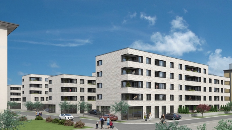 Zum Mietangebot verlinktes Bild: 3-Zimmerwohnung mit Altenbetreuung im Allmand Carré